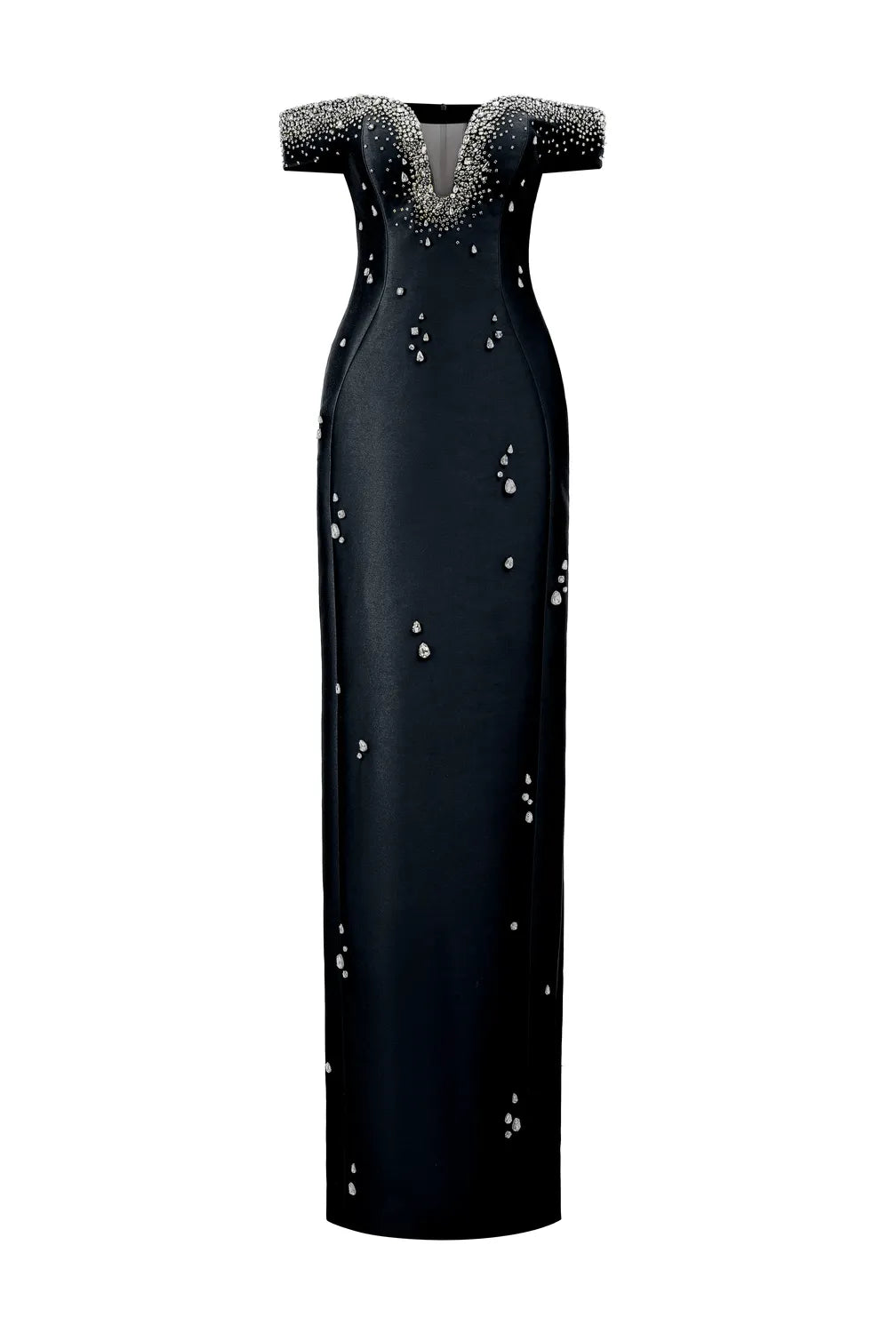 Curved Chest Off-Shoulder Dress